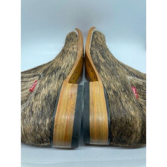 New Jordan Page Women's Western Ankle Boots Size 9.5 Hair-on-Hide Square Toe - Picture 7 of 12